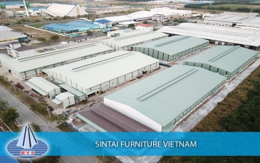 Nhà xưởng công ty TNHH Sintai Furniture (Việt Nam) Giai đoạn 2
